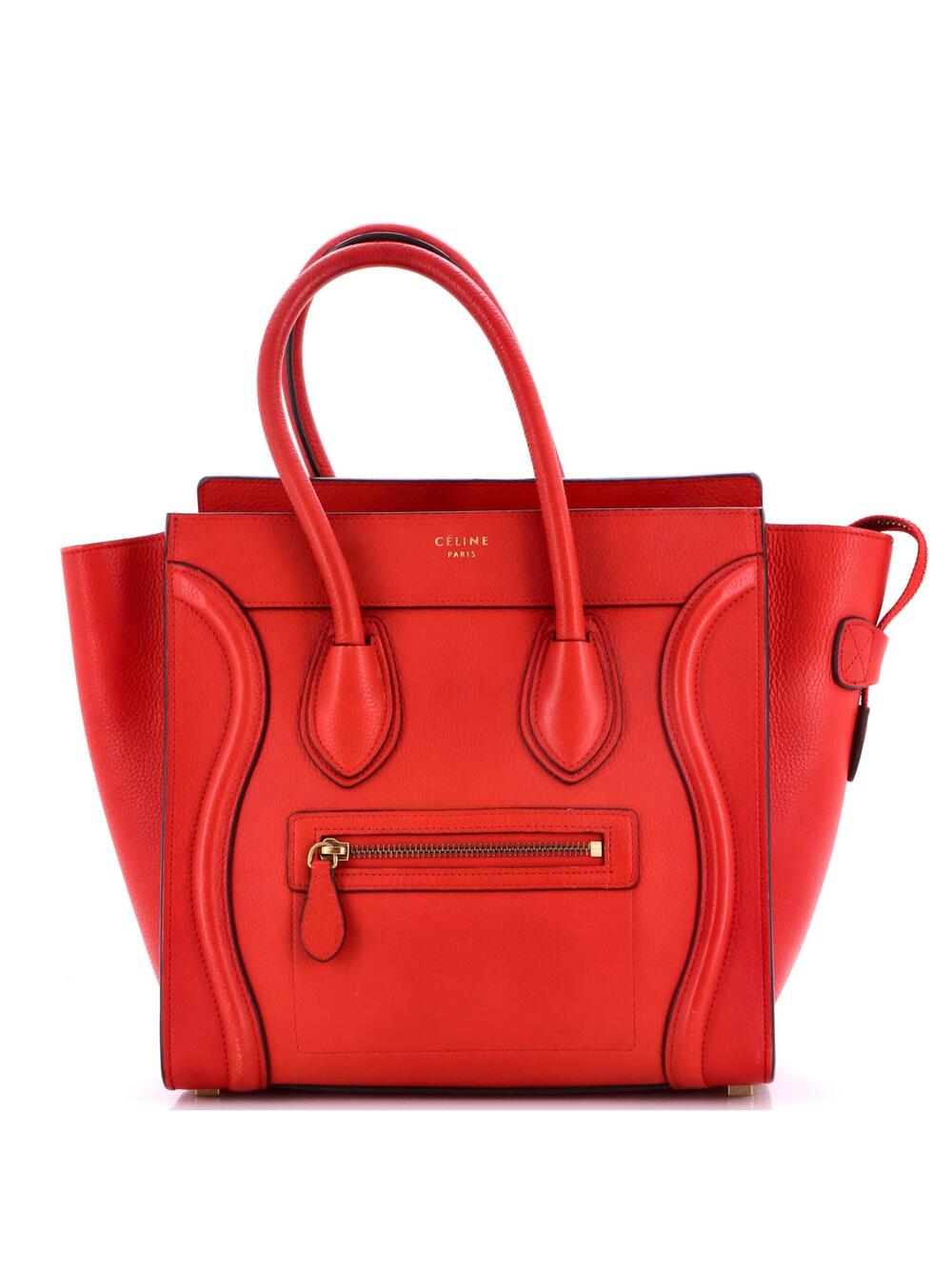 Celine Luggage Bag Grainy Leather Micro #257868C95B